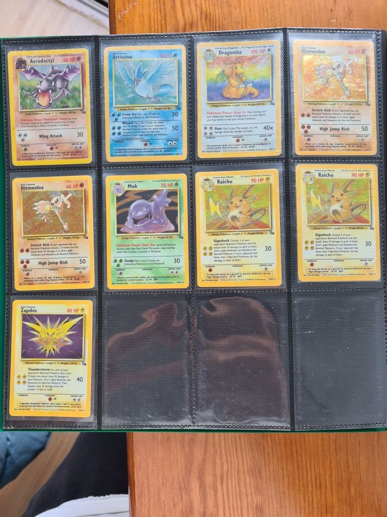 Cartas Pokemon Holográficas 1999 Base Set, Jungle, Fossil, Team Rocket