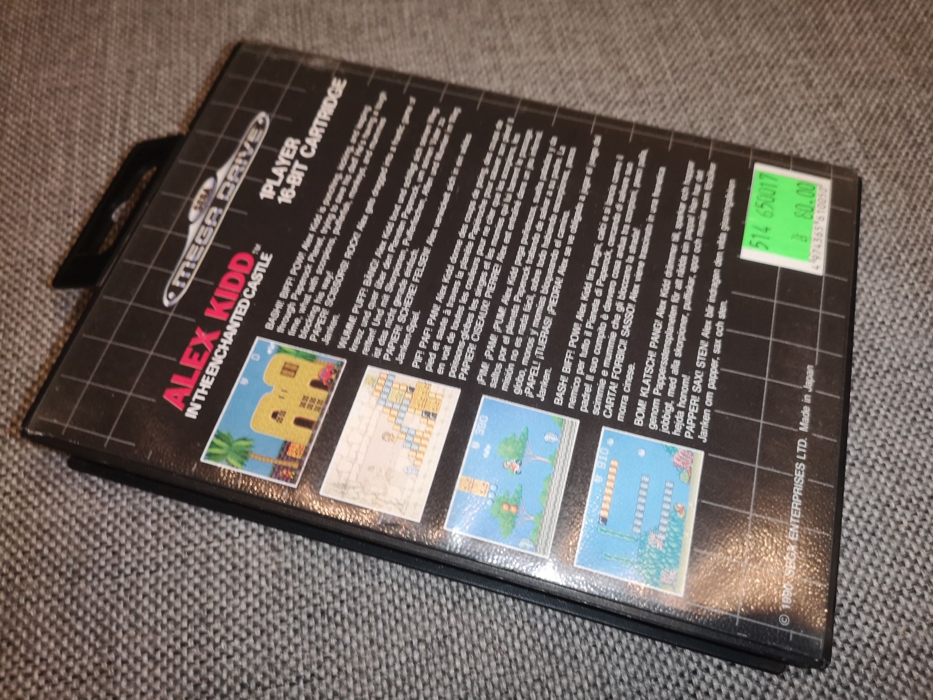 Alex Kidd SEGA MEGA DRIVE gra ANG (sklep Ursus) oryginał testowany