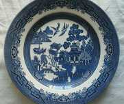 Pratos decorativos Ingleses azul