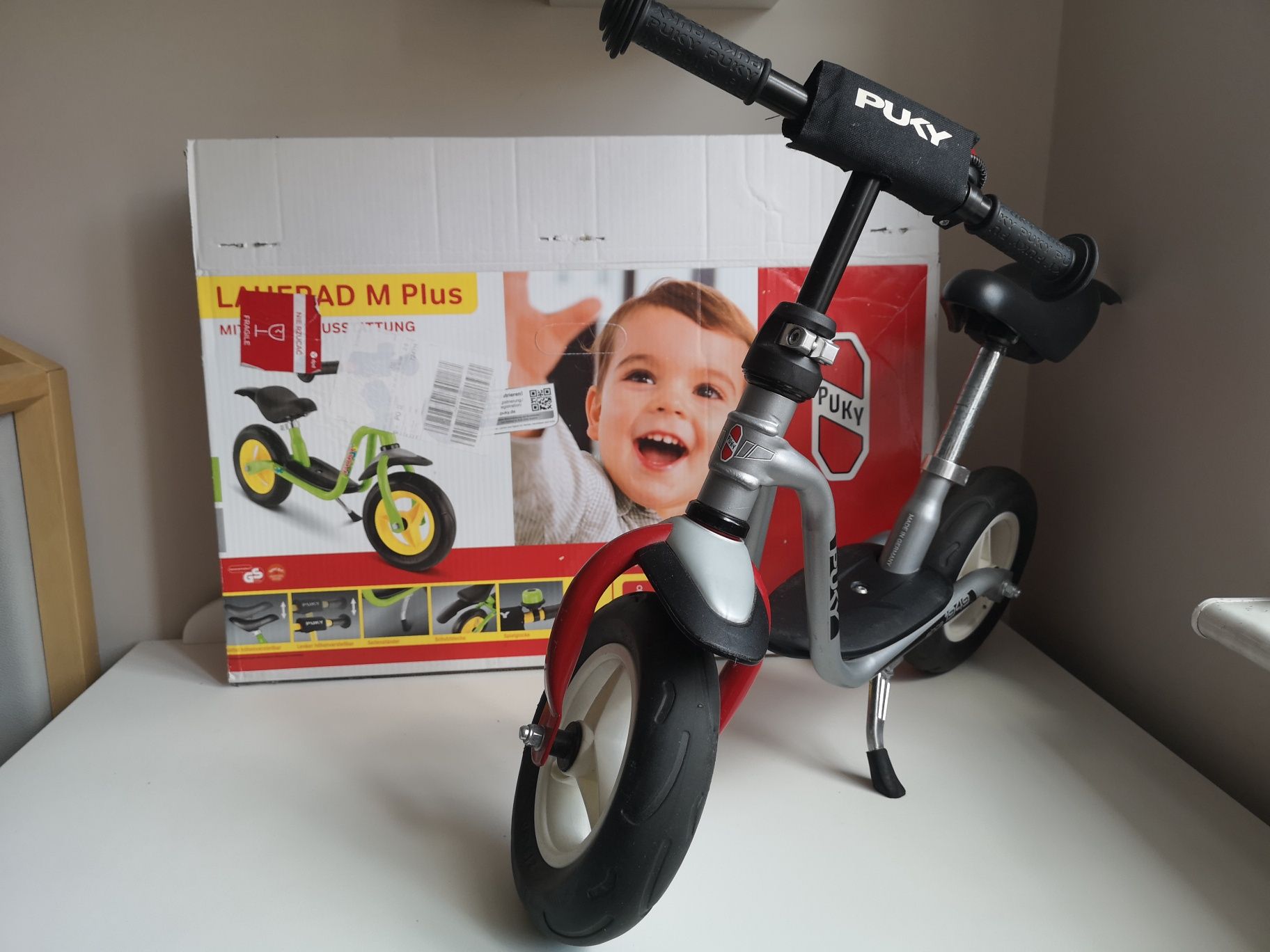Rowerek biegowy Puky LR M plus srebrny