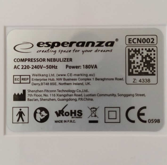 Nebulizator Esperanza ECN002