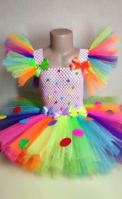 Новорічний костюм хлопушка(хлопавка), веселка (радуга)