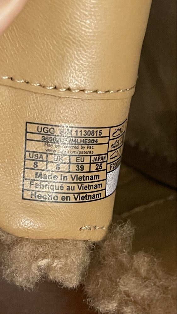 Шлепанці UGG 39 розмір