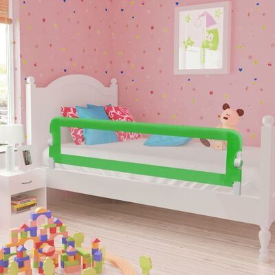 NOVO - Toddler Barra de segurança para cama 150 x 42 cm verde ou rosa