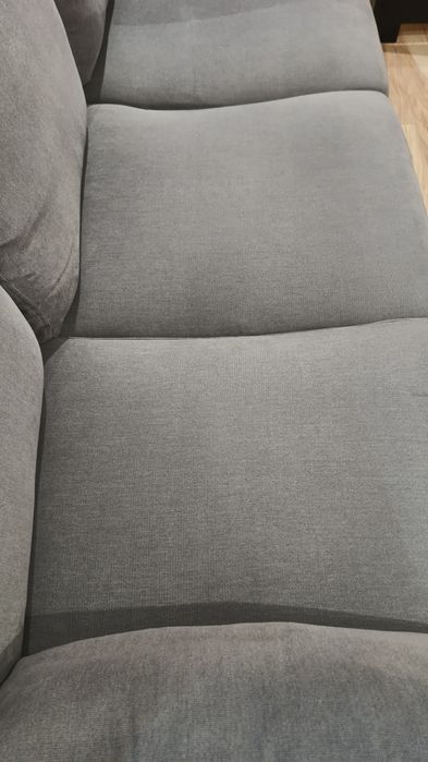 Sofa 3-osobowa w stylu skandynawskim 205cm szara