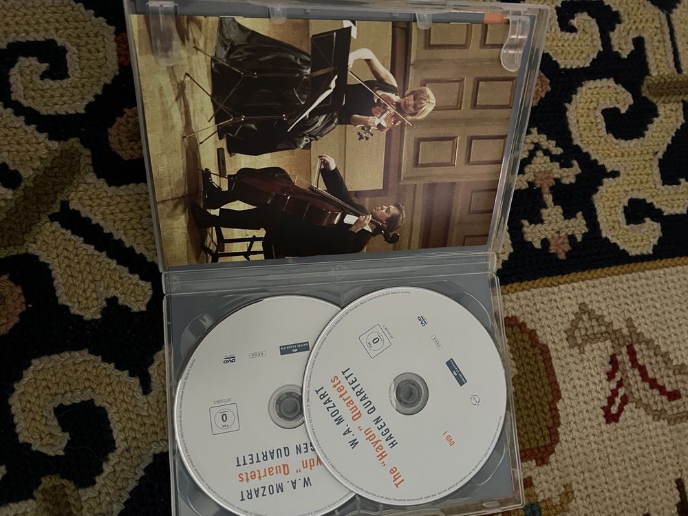 Mozart haydn string quartet 2 dvds