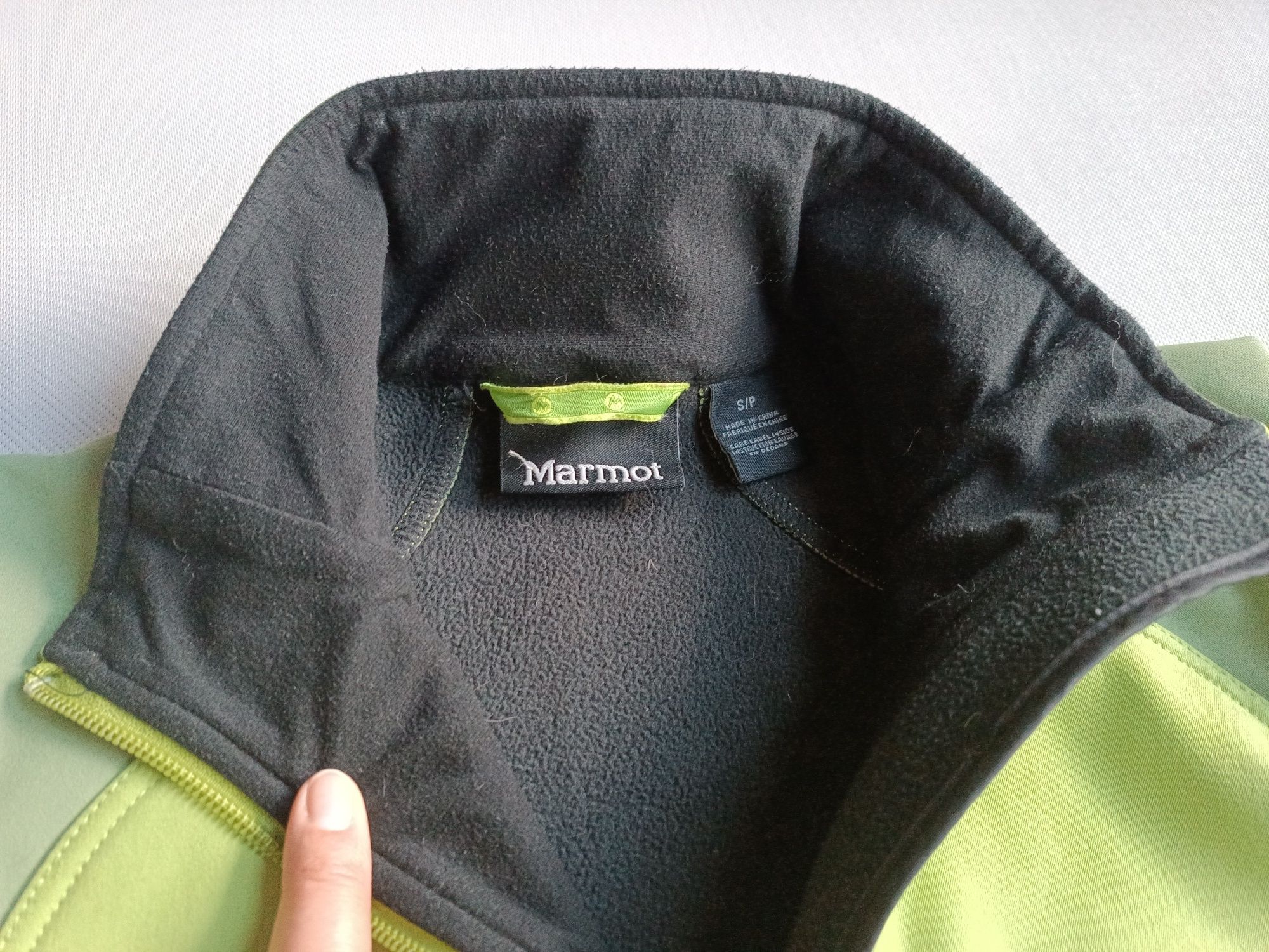 Marmot Softshell rozmiar S/P damska zielona kurtka