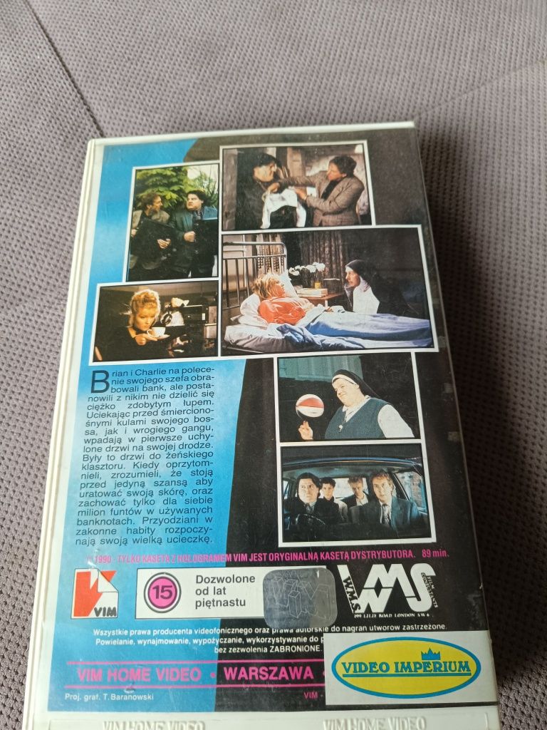 Film video VHS Uciekające zakonnice