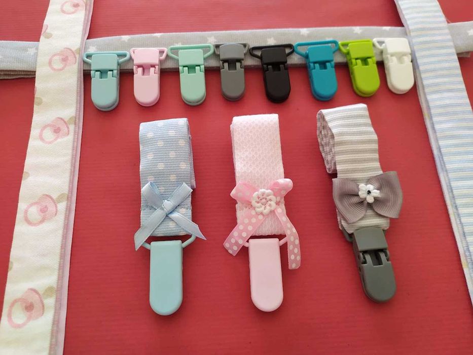 Promoção Leve2Por5€ _Prende chupeta em tecido personalisável