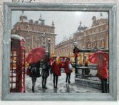 Картина вишита чешським бісером " Зимовий Лондон"
