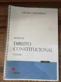 Lições de Direito Constitucional Vol. II - José Melo Alexandrino
