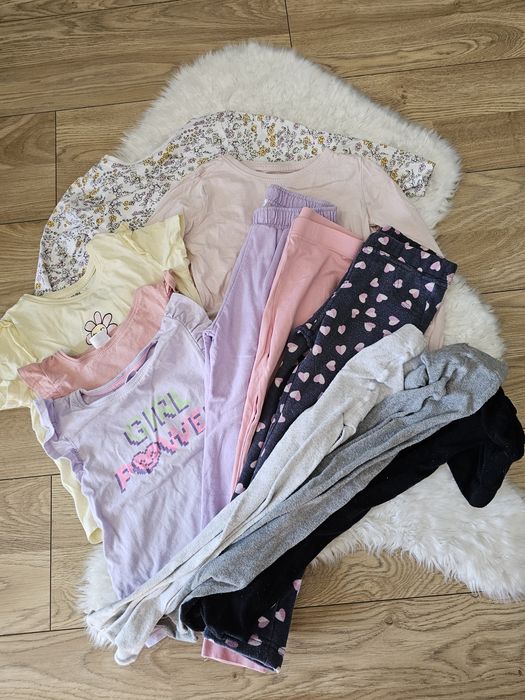 Paka ubrań dla dziewczynki 110/116