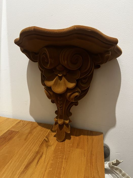 Konsola gipsowa welurowa półka póleczka