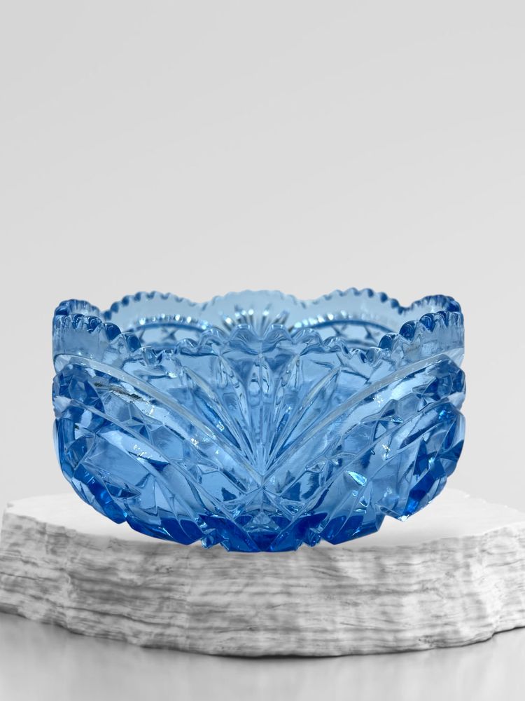 Misa owocarka HSG Ząbkowice szkło barwione w masie niebieska
