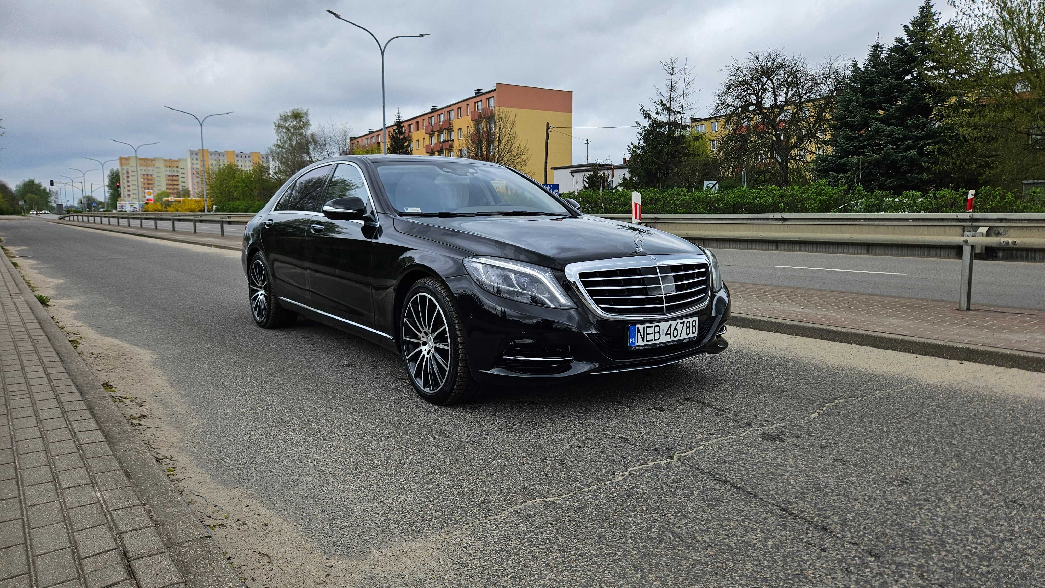 Mercedes S 500 4-Matic / Polski salon / Night Vision / Soft close