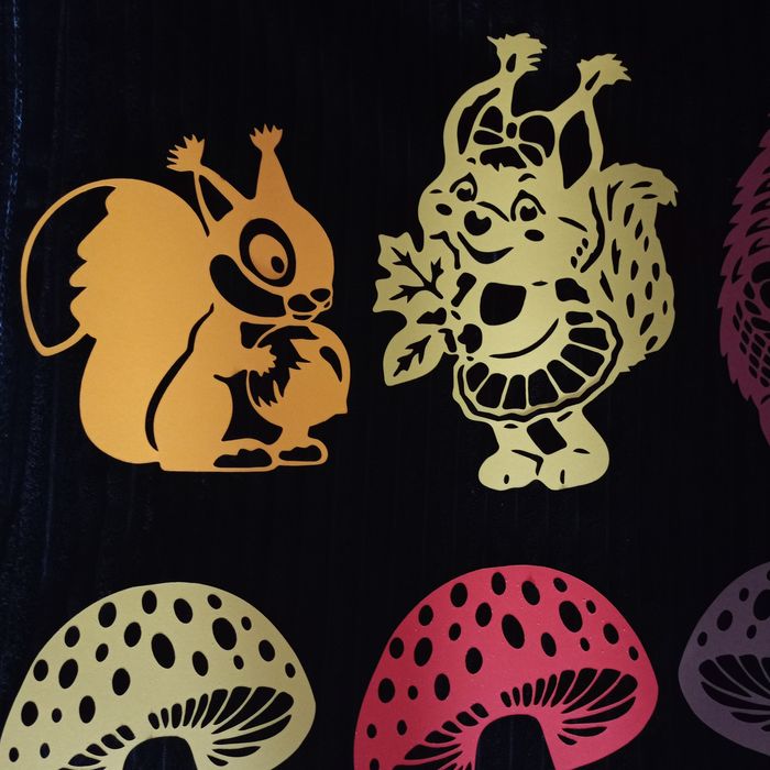 Wycinanki jesienne A4 (11szt.) MIX 1