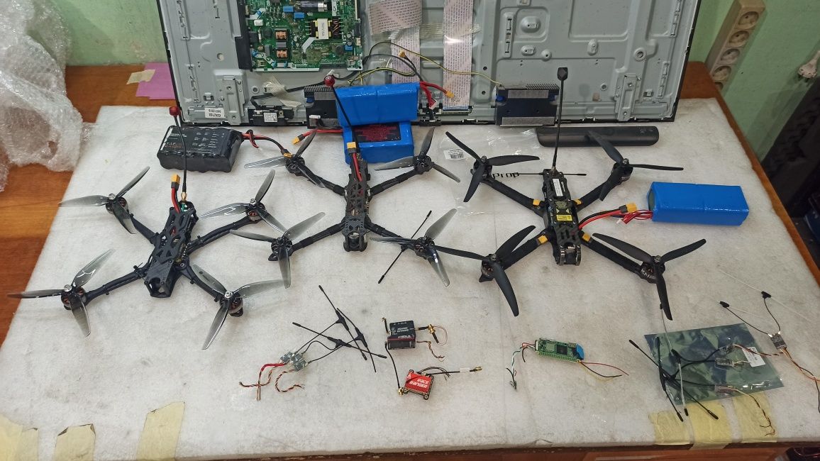 Продам вживані бу fpv дрони , запчастини ,vtx ,erls,tbs оновлення!