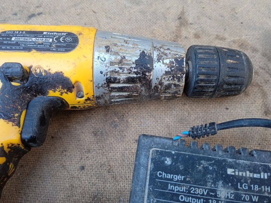 Шуруповерт Einhell на запчастини або відновлення