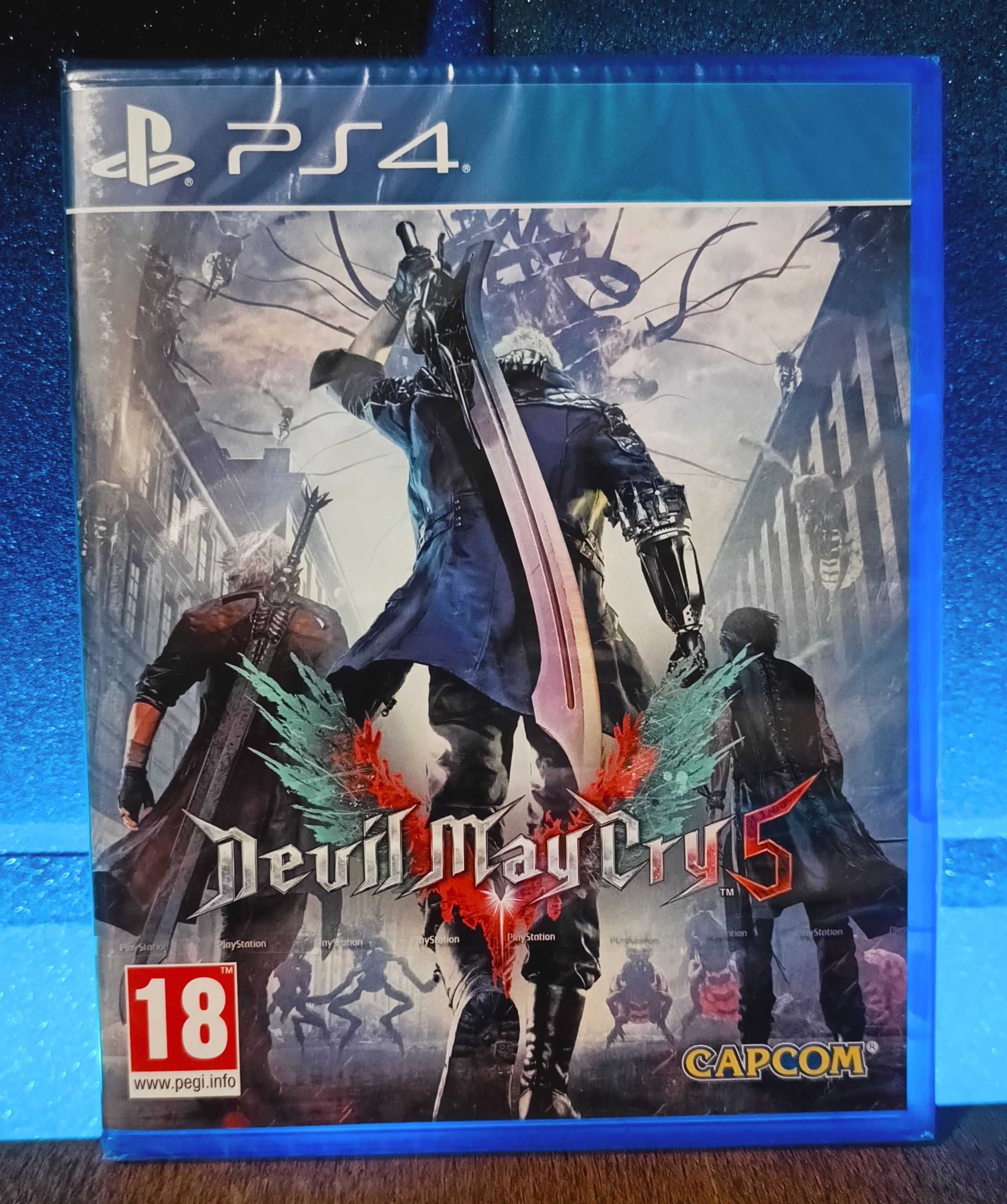 Devil May Cry 5 PS4 / PS5 - świetna gra akcji, slasher PL