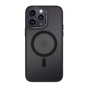 Etui Tel Protect Magnetic Carbon Case do Iphone 14 Czarny