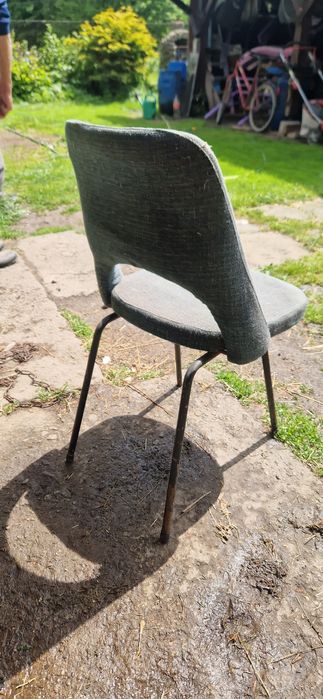 Krzesło muszelka muszla patyczak prl Leśniewskiego