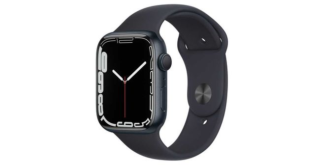 Apple watch series 7 45mm midnight alu mid sport band gps NOWE