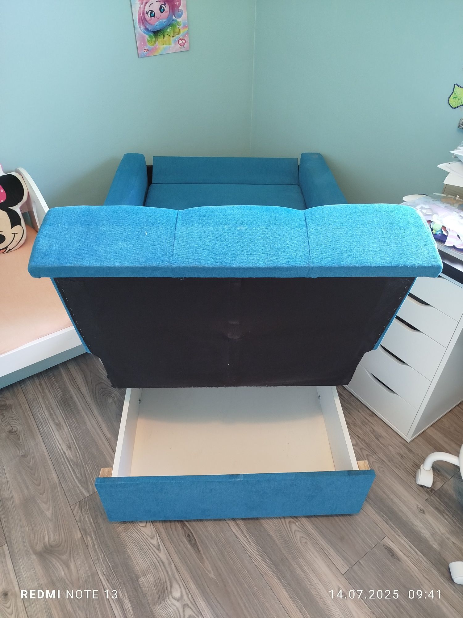 Sofa jednoosobowa rozkładana