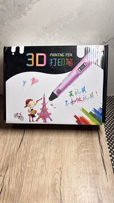 Іграшки для дітей 3д ручка з додатковими різнокольоровими пластиками