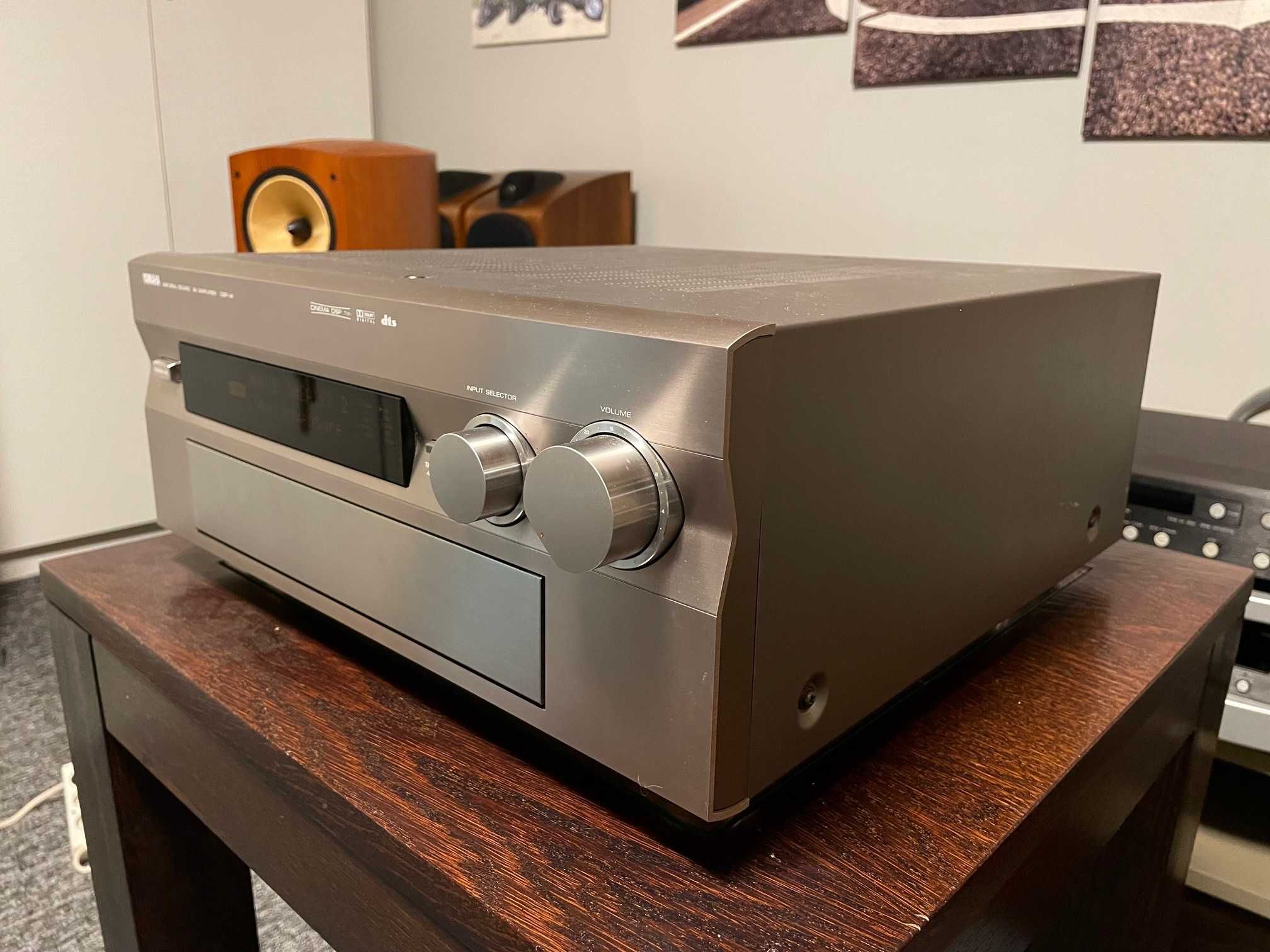 Wzmacniacz AV YAMAHA DSP A1 +  Pilot Instrukcja - Stan BDB
