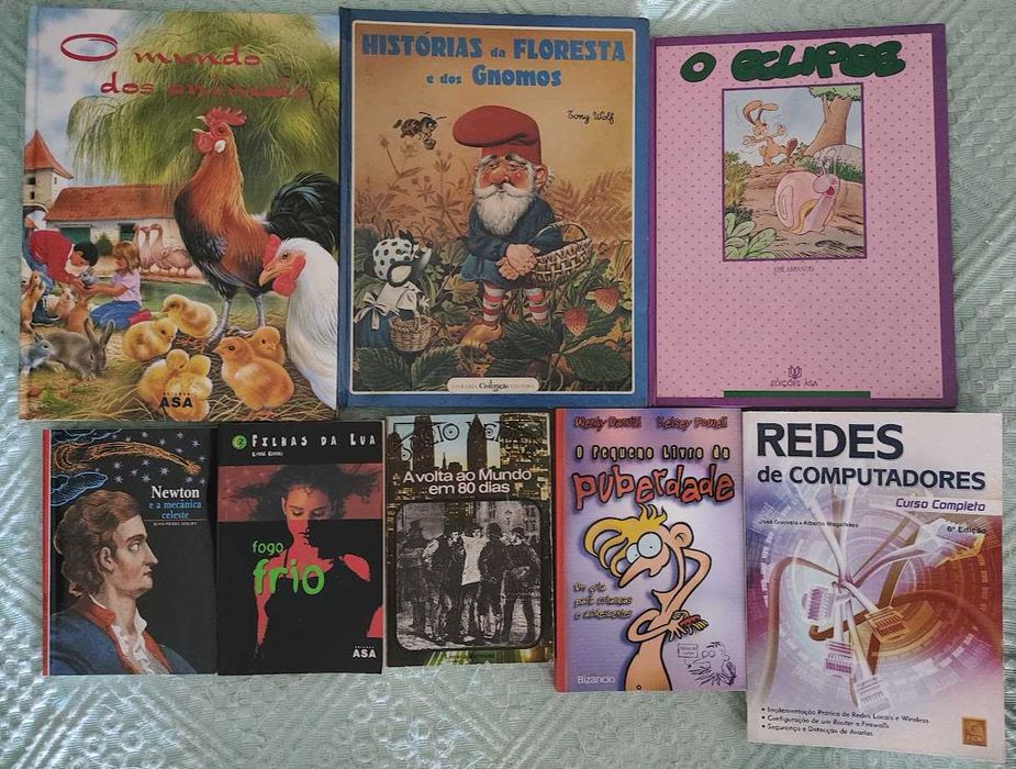 Livros Variados, Infantis e outros