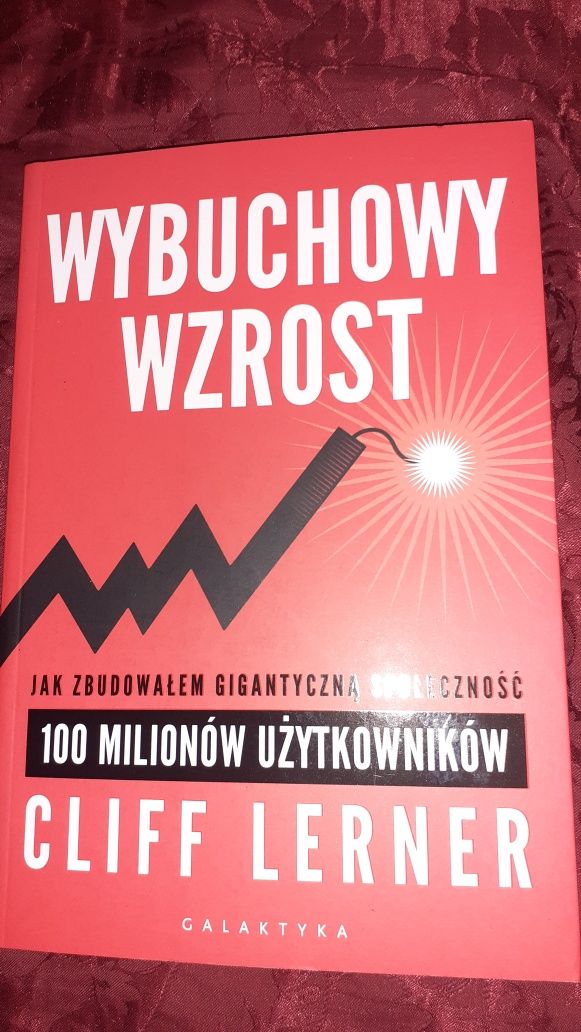 Książka Wybuchowy wzrost - Cliff Lerner - nowa