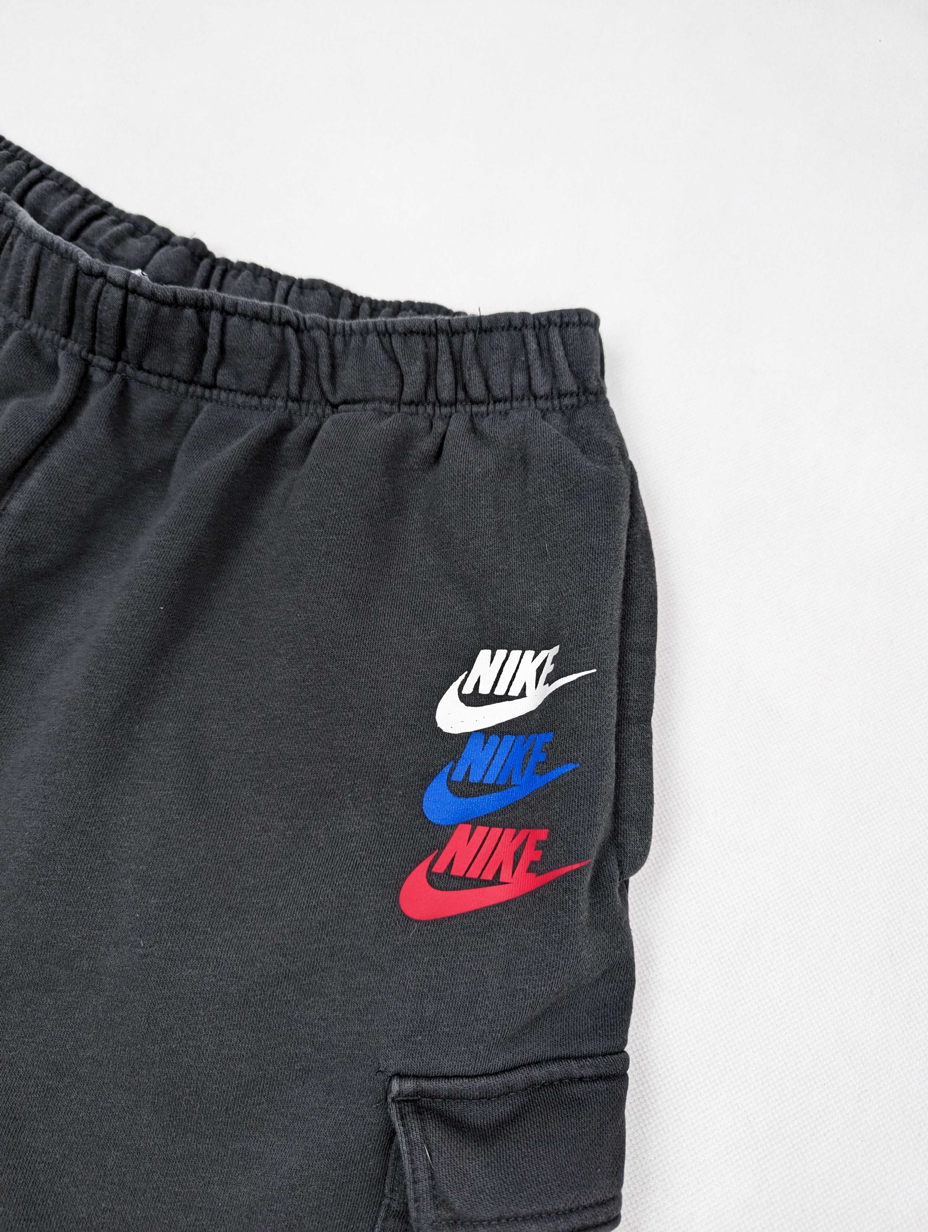 Nike szare spodenki dresowe XL logo