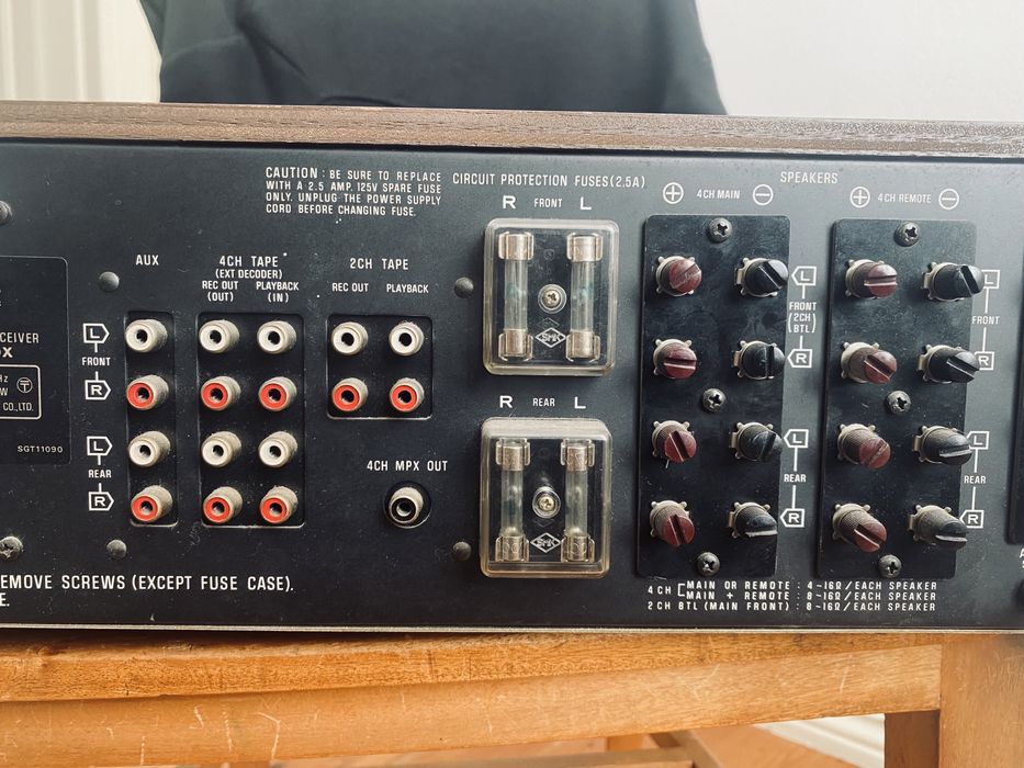 Amplificador Panasonic Technics + Colunas B&O (Vintage)