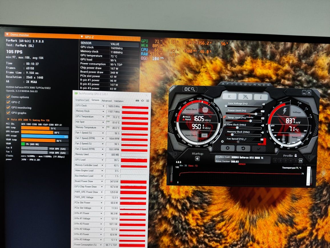 Відеокарта Palit RTX 3080Ti GameRock 12GB