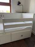 Barierka do łóżka hemnes ikea