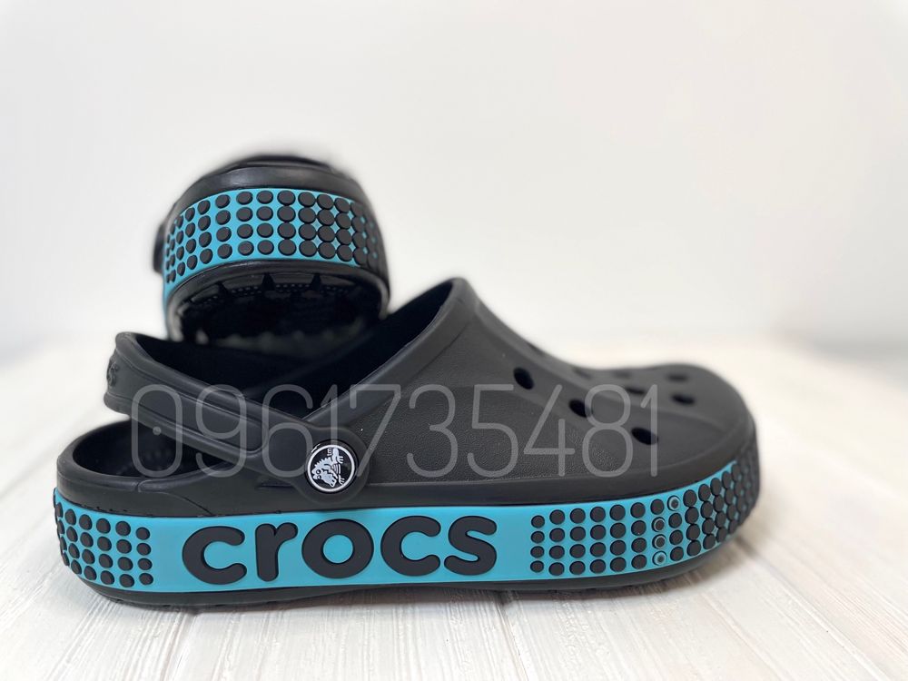 Чоловічі Чорні Крокси Мужская Практиная Обувь Crocs Bayaband