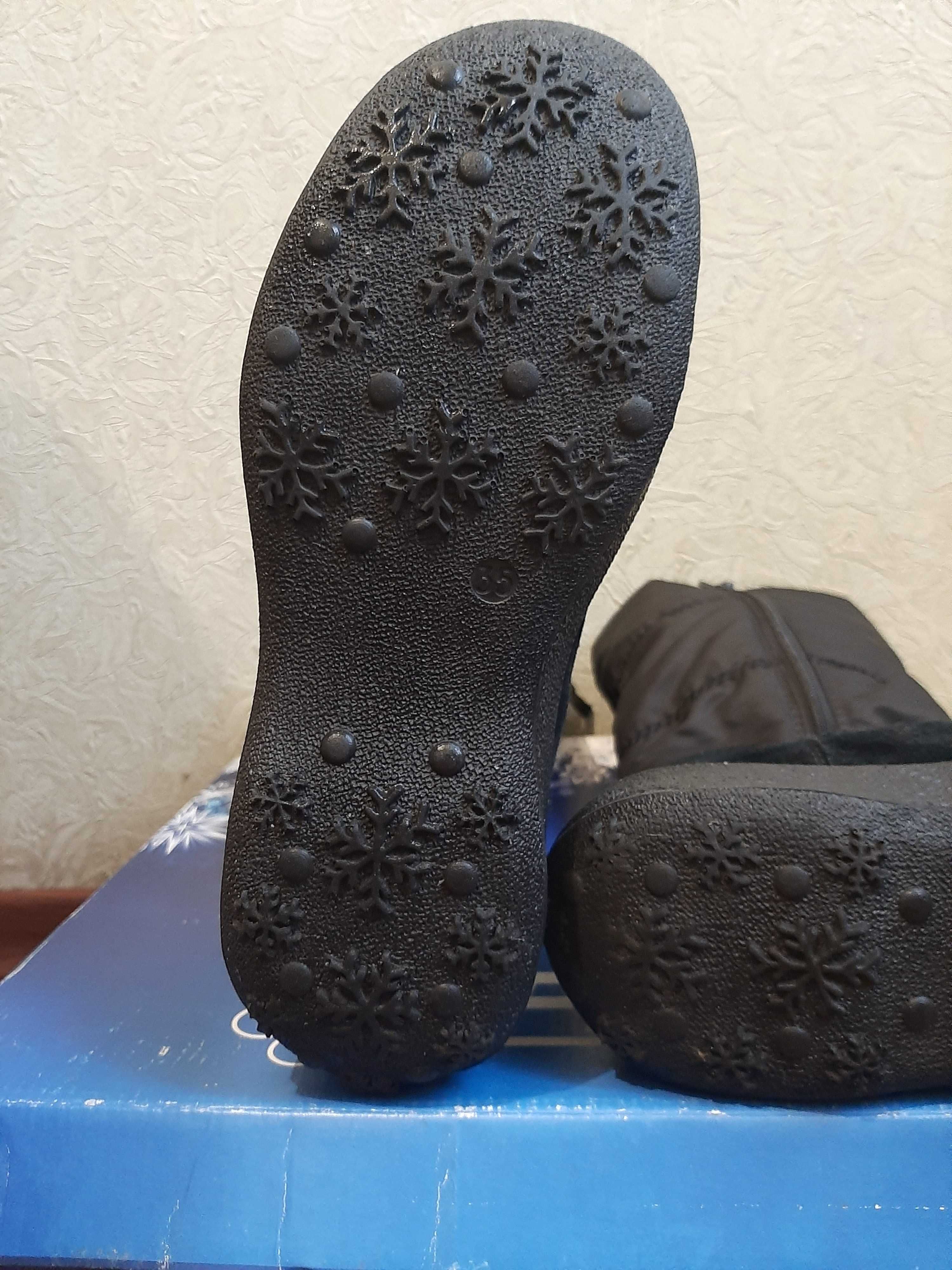 Мембранные  зимние сапоги для девочки Floare  (Молдова) 35 р.,