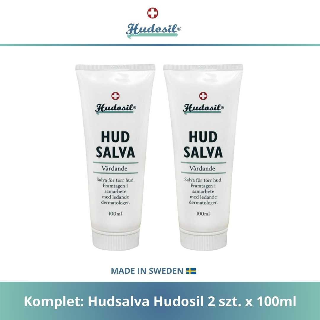 Hudsalva Hudosil Oryginalna z Szwecji: maść Hud Salva 2 szt. po 100ml