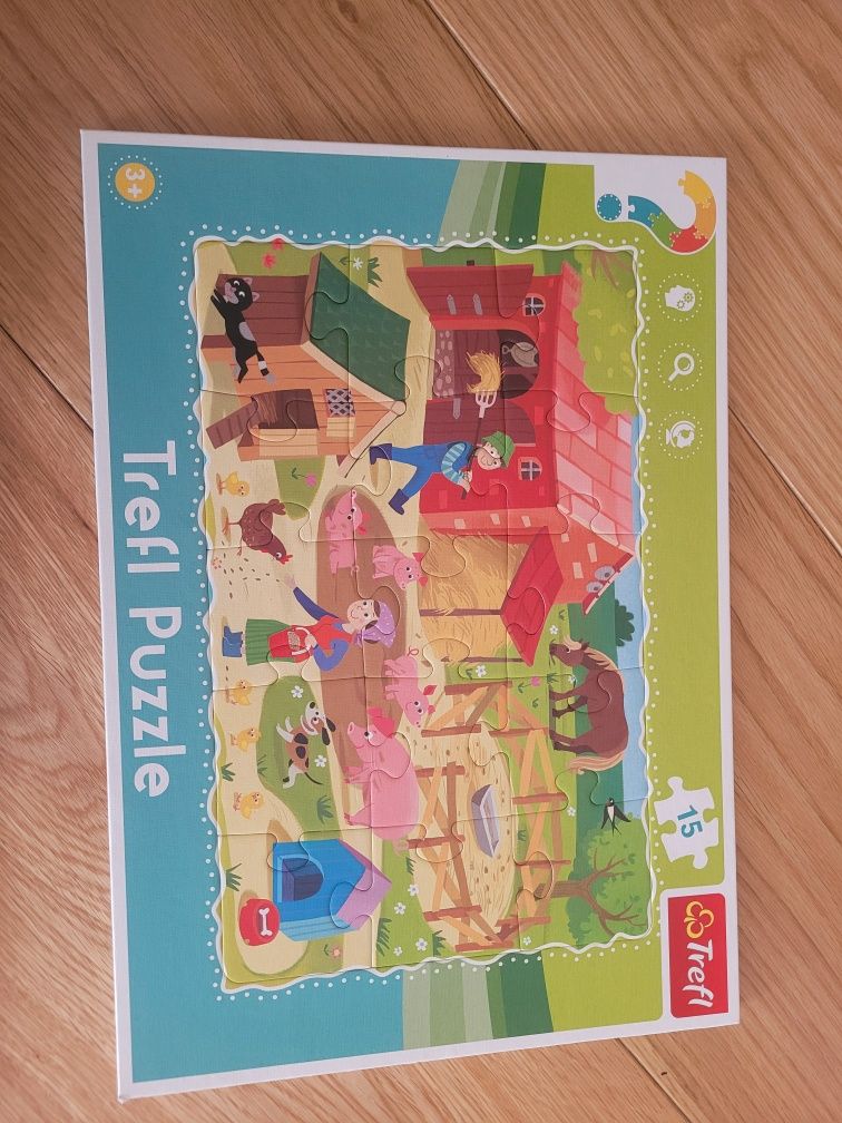 Puzzle Trefl 15 el farma, Kubuś Puchatek