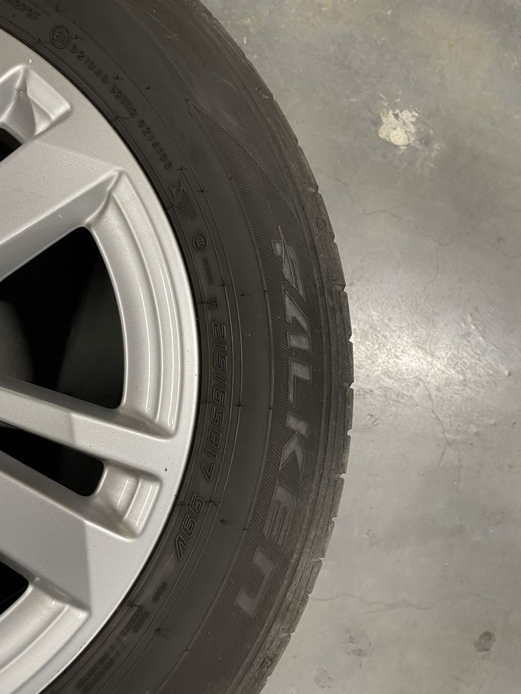 Felgi Audi 17 + opony falken azenis 215/65 R17 99V