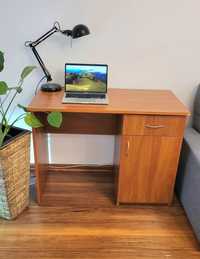 biurko z szufladą i szafką 100x50 cm