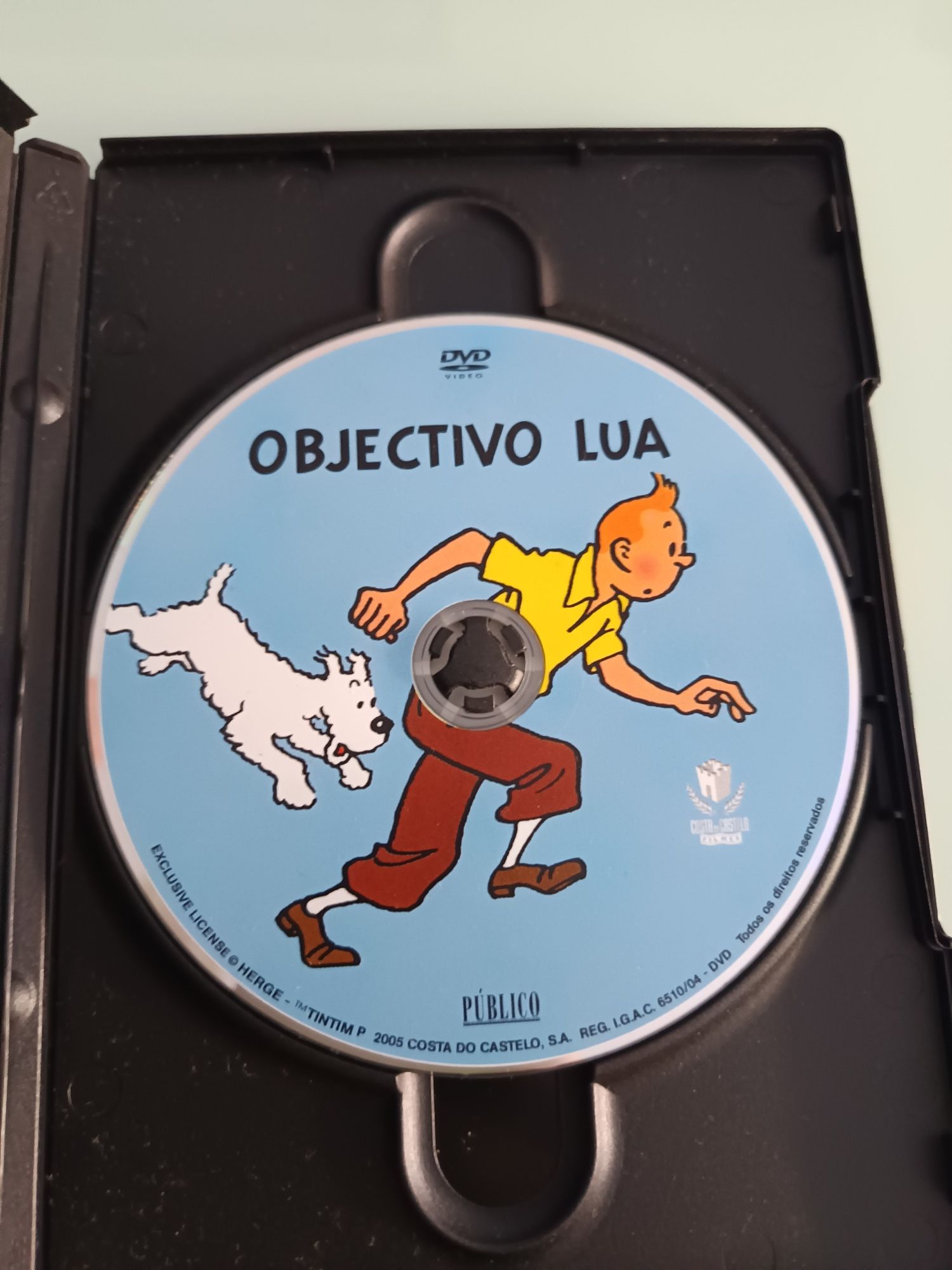 DVD Tintim objetivo lua