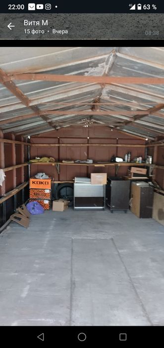 Продам металевий гараж місто Біла Церква