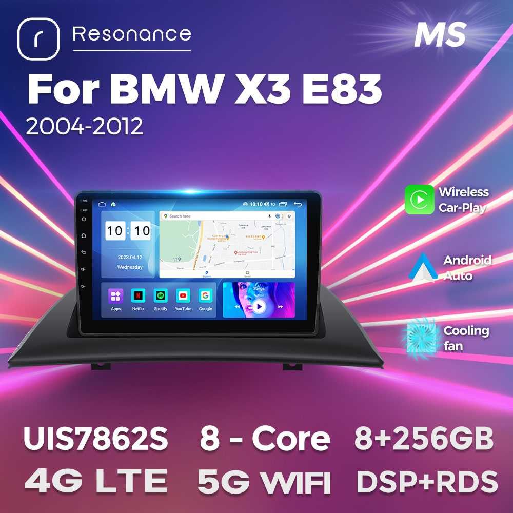 Штатна магнітола BMW X3 E83 android GPS навігація CarPlay