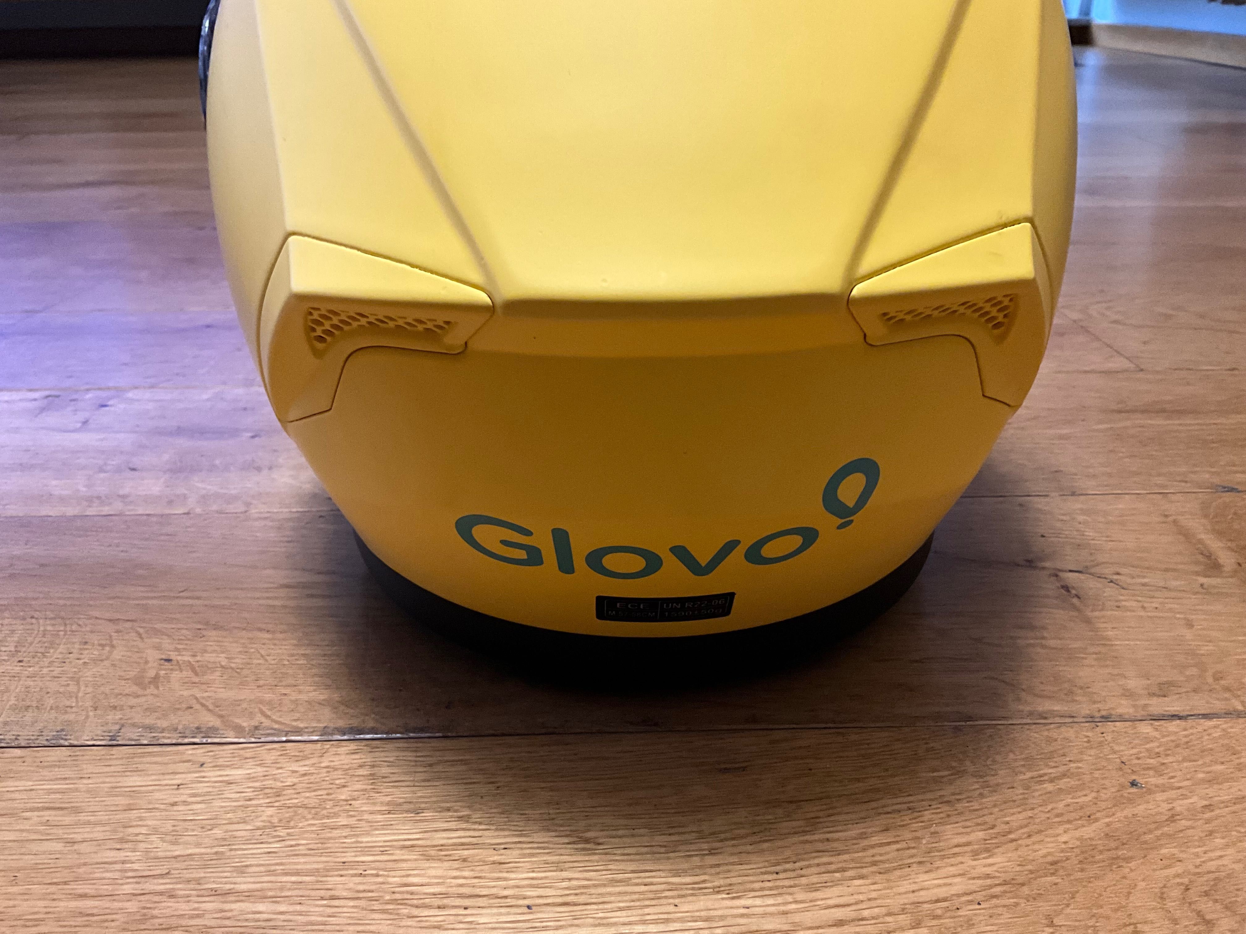 Kask kurierski Glovo