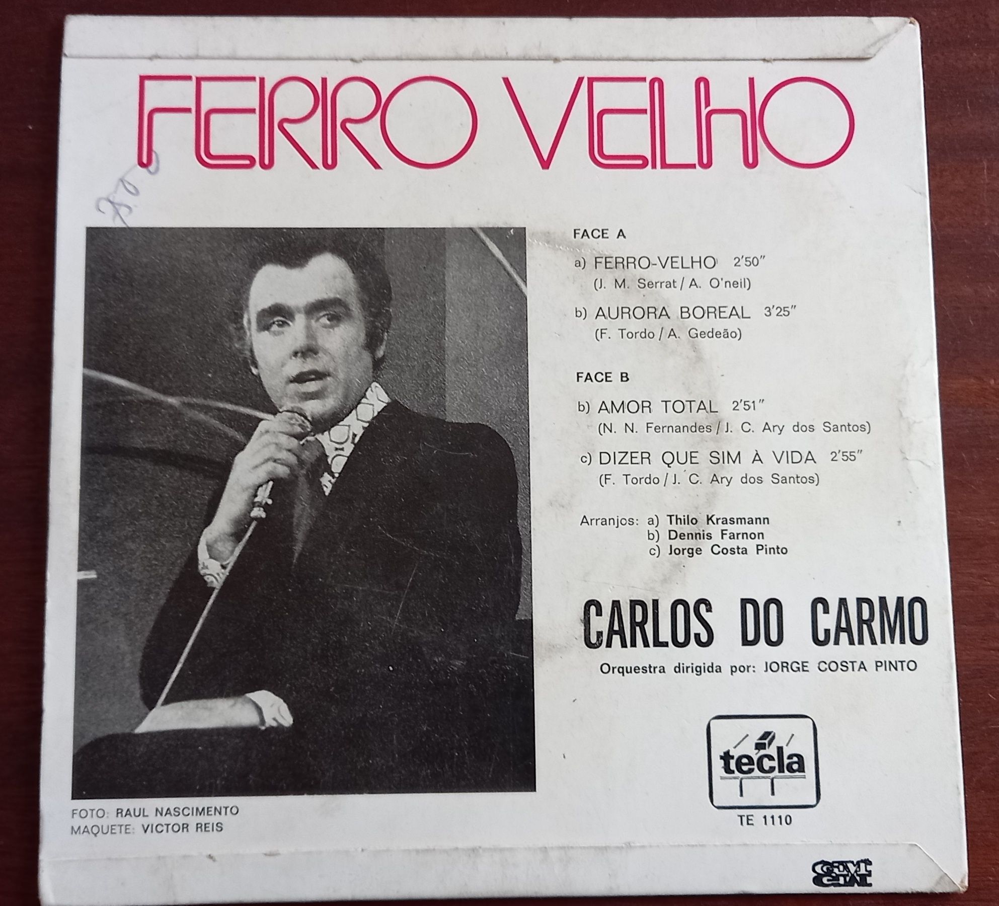 Carlos do Carmo - Singles EP 1972 e 1973 Fado