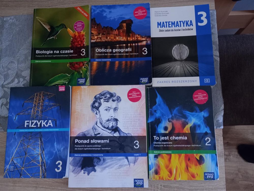 Podreczniki do liceum i technikum