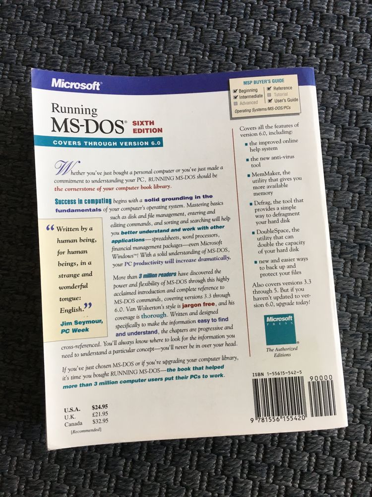 Running MS-DOS - Van Wolverton