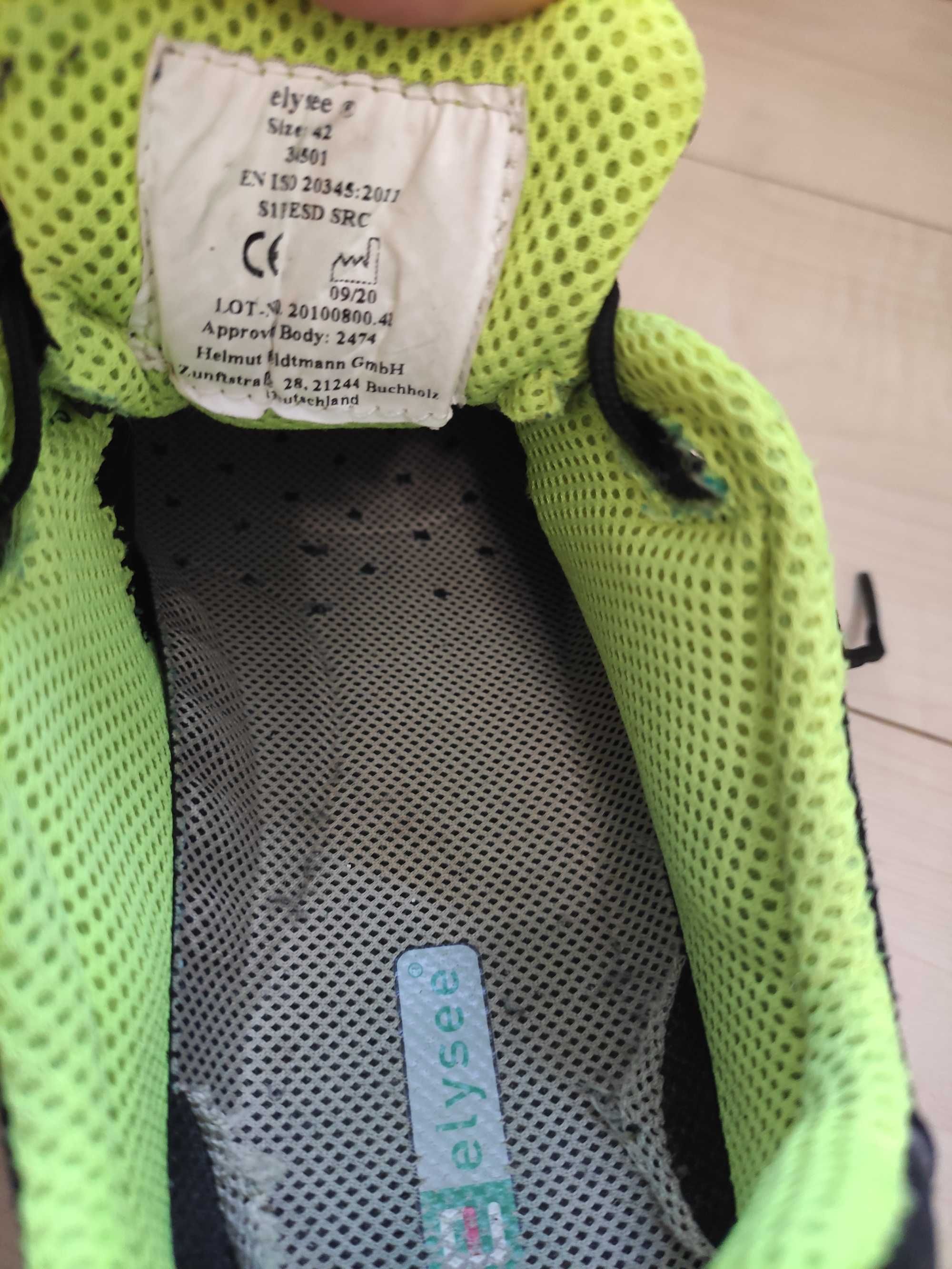 Buty robocze Elysse SRA 34501 1P ESD SRC r. 42 26,5 cm jak new