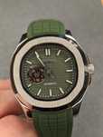 Nautkiko Seiko mod zielony open heart